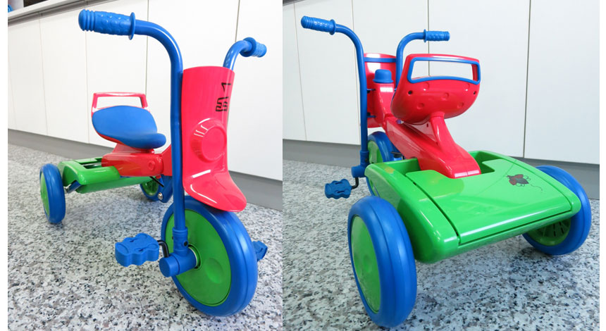 Folding tricycle modz 3 colors